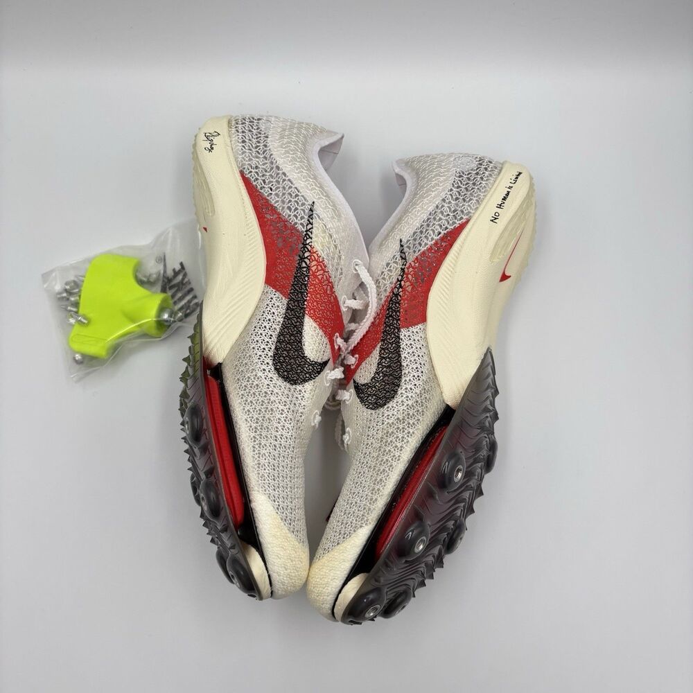 Mens Size 7.5 Read Nike Air Zoom Victory EK Eliud Kipchoge FJ0668-100 Red White - Picture 5 of 10